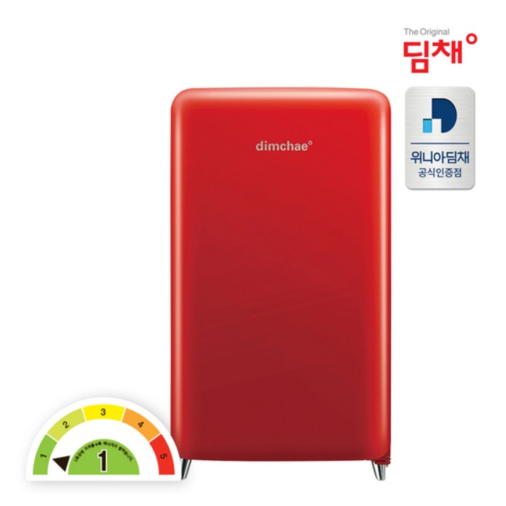 [K쇼핑](전국무료설치) 딤채 WDS10DPACR 김치냉장고 쁘띠형 (100리터/1룸), 사용자등록