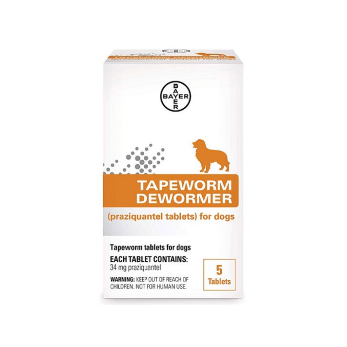 바이엘 강아지 촌충구제 5타블렛 / Bayer Tapeworm Dewormer for DOG 5 Tablets