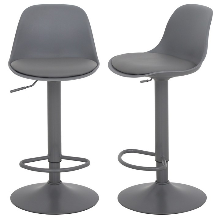 베스트렉 A121 심플 바의자 1+1 아일랜드식탁의자 바텐, A121_그레이X2p