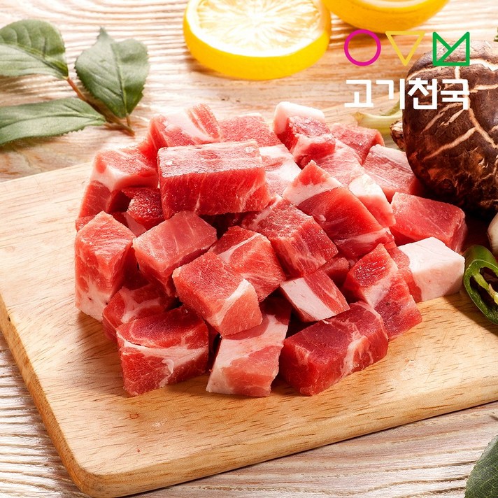 고기 천국 왕목살 찌개용, 1팩, 2.5kg