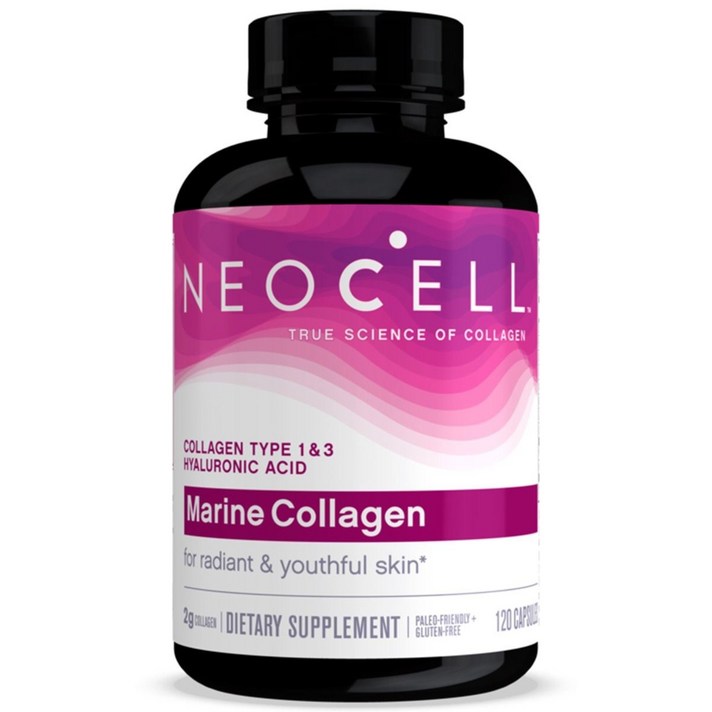 Neocell 마린 콜라겐 2000mg 캡슐, 120개입, 1개