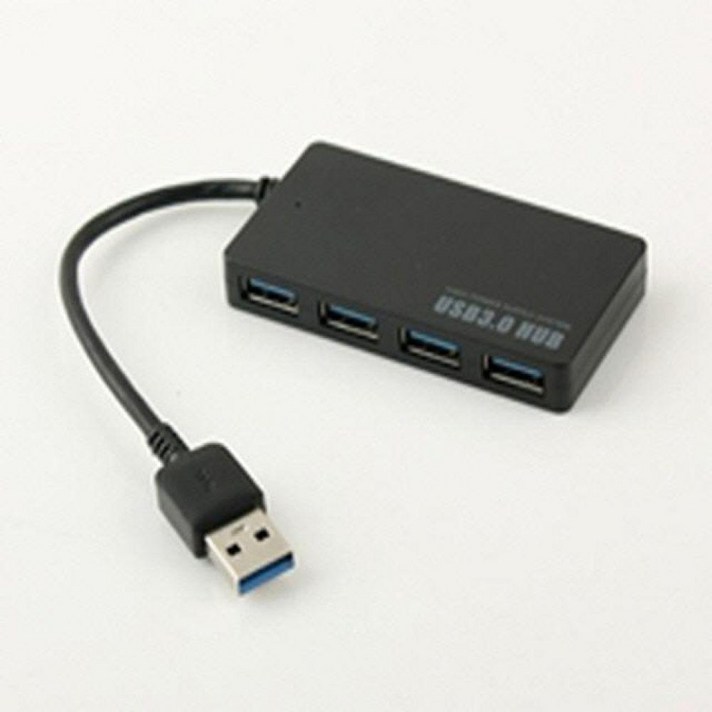 [3일이내출고]C USB 허브 3.0 4포트 초슬림 무전원, 단일색상