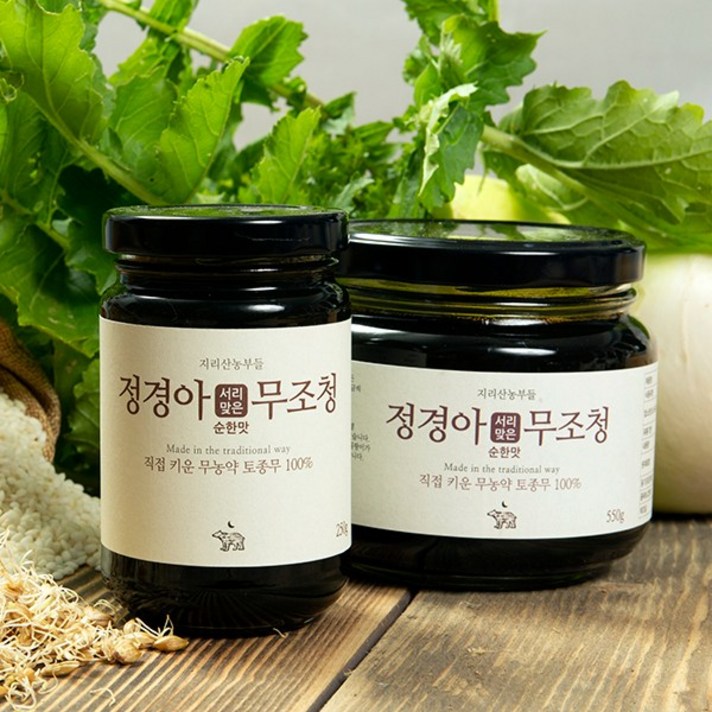 지리산농부들 정경아 무조청, 1병, 550g