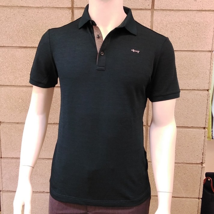 루이까스텔 골프 # 남성 6컬러 수입 큐프라 원사 부드럽고 시원한 소재 멜란지 기본 카라 반팔 티셔츠 # S/S 이월 상품 대박 #