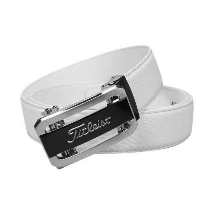 골프 벨트 남성 오토매틱 벨트 골프캐주얼 벨트, A타입화이트