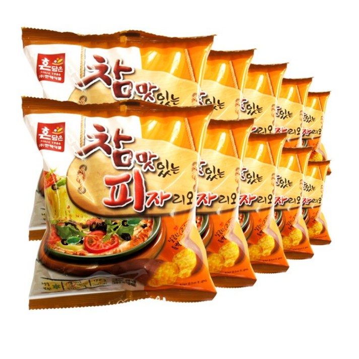 한맥 식품 참맛 있는 피자리오 햄버거 냉동180gx10개, 180g X 10개