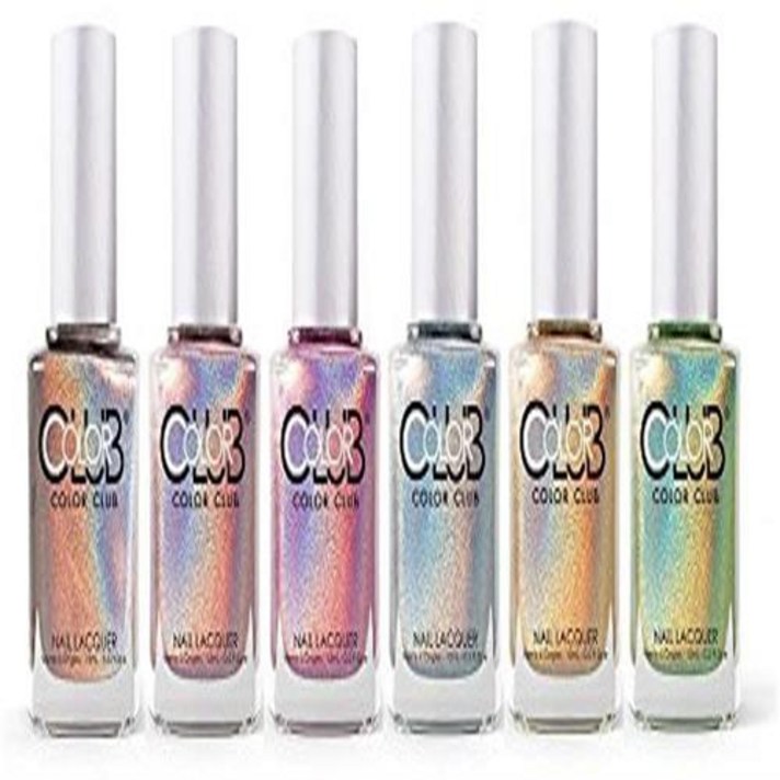 컬러 클럽 틴트 6pcs 컬렉션 구름 9 각도 키스 절반 그것 홀로그램 바이 컬러 클럽