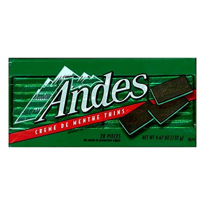 Andes 앤디스 안데스 수입 미국 민트 초콜릿 1박스