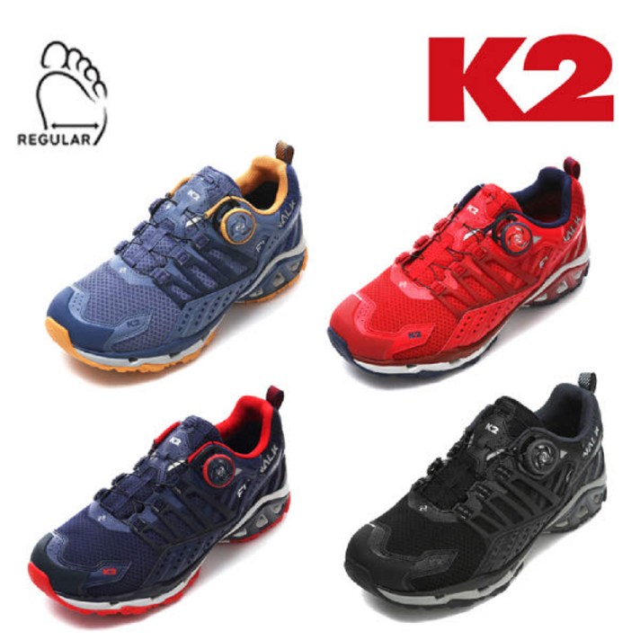 [현대백화점]K2 케이투 남여공용 워킹화 옵티멀 엑스 FUS18G01(Z1) FUS18G02(N4) FUS18G03(R2) FWS18G04(B6