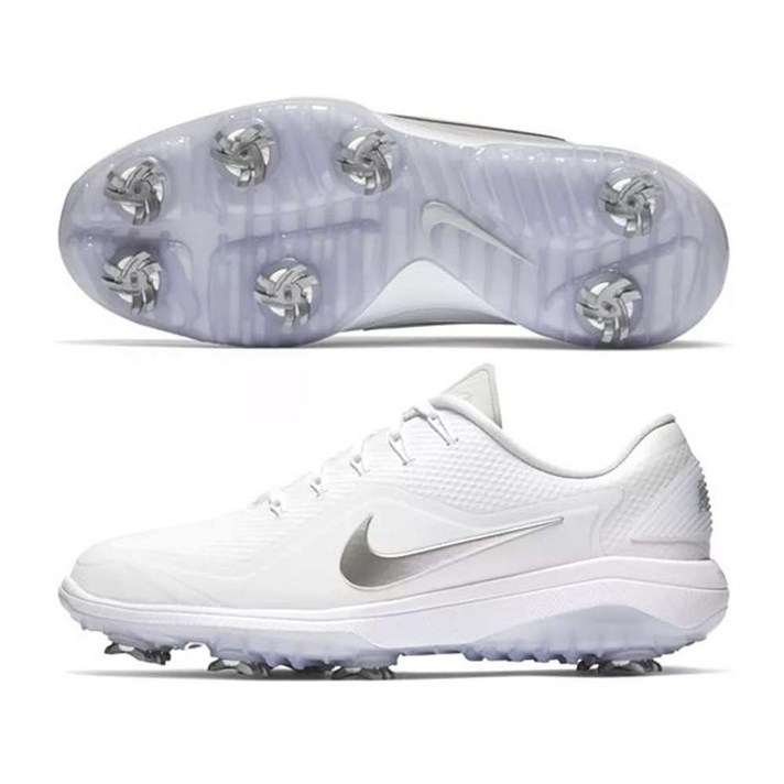 나이키 마스터리 실버화이트 스파이크 여성 골프화 Nike Golf React Vapor 2 Platinum Metallic Golf Shoes