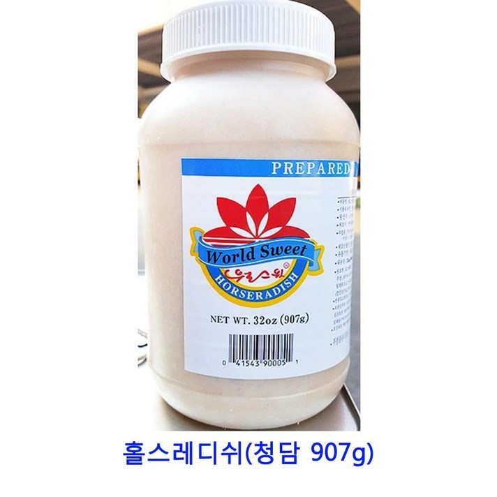 업소용 식자재 홀스레디쉬(청담 907g) 양념치킨소스 만능멸치육수 샐러드소스 샤브샤브육수 참소스 굴소스 두반장 떡볶이소스 갈릭디핑소스 불닭소스 마라탕 쯔유 기라델리초코소스 데리야끼소스, 단일상품