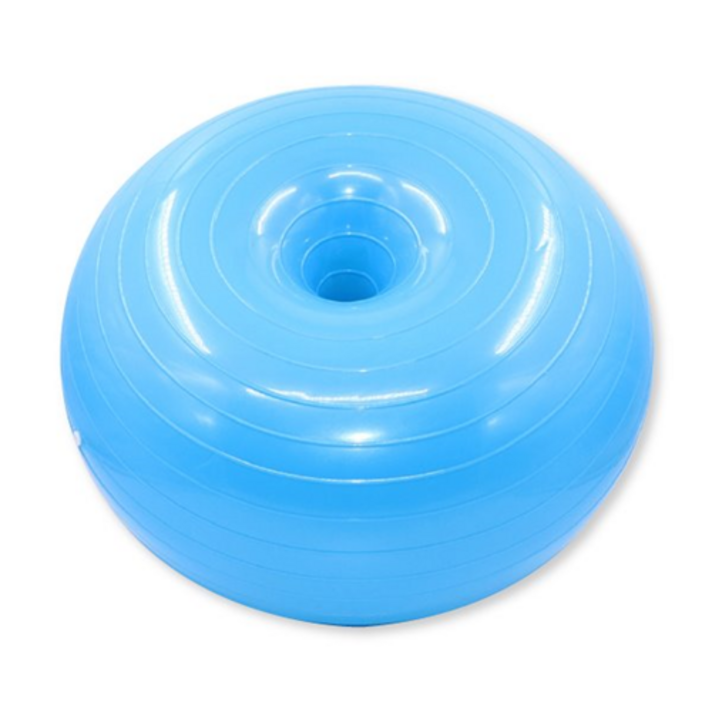 액티브 도넛 짐볼 미니볼 다이어트 짐볼 요가볼 펌프포함 탈구예방 50cm, 핑크