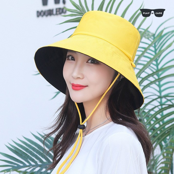 PNC 양면 와이드 벙거지모자 여성벙거지모자 여자벙거지모자 햇빛가리개 썬캡 H04