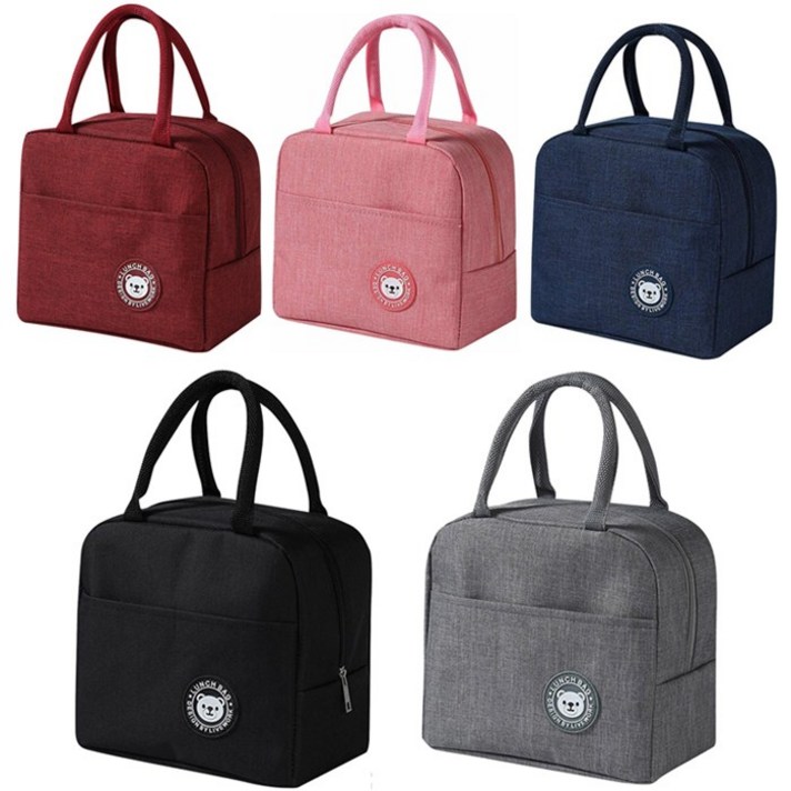 뷰티5도씨 1+1 보냉백 도시락가방 보냉가방 보온가방, 그레이2개