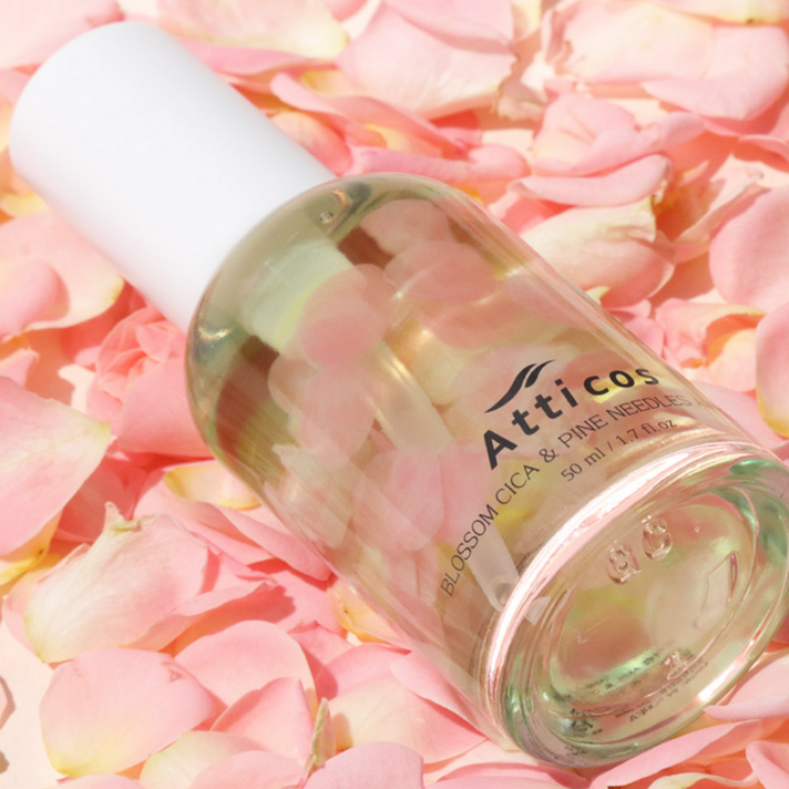 아띠코스 블러썸 시카& 파인니들 진정 앰플 50ml 화이트닝 주름개선, 1개