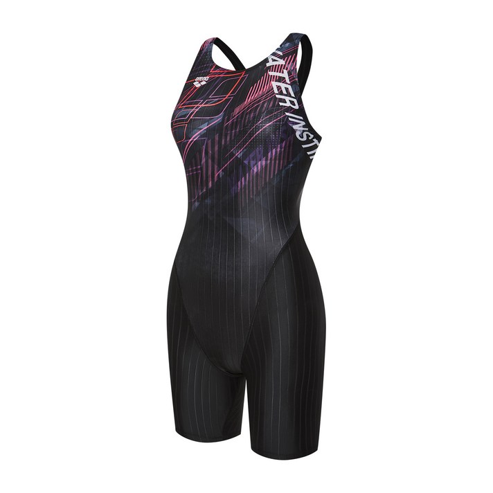 아레나 여성 일반 4부 반신 수영복 A0SL1PL78BLK