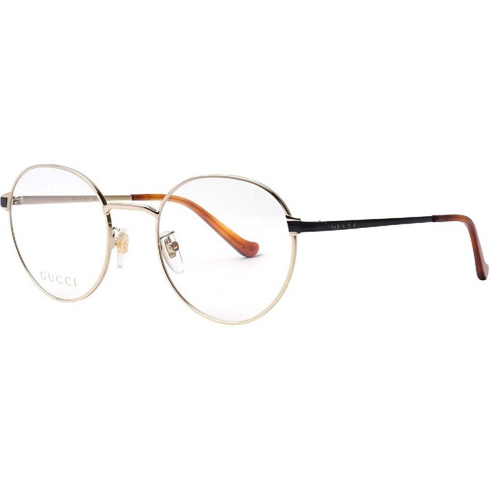 Gucci 구찌 GG 0581O 005 골드 금속 라운드 안경의 50mm
