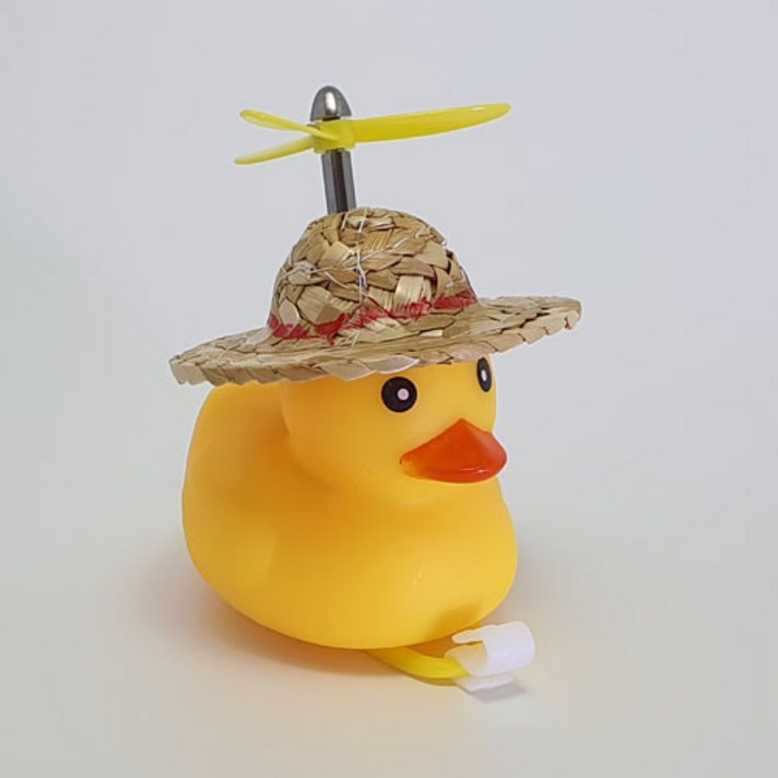 [서비스무료이벤트][당일발송] 바이크오리 러버덕 애몰라이트 오토바이오리 전동 킥보드악세사리 자전거후미등 오리벨 점멸등, 1개, 플라잉컨츄리덕