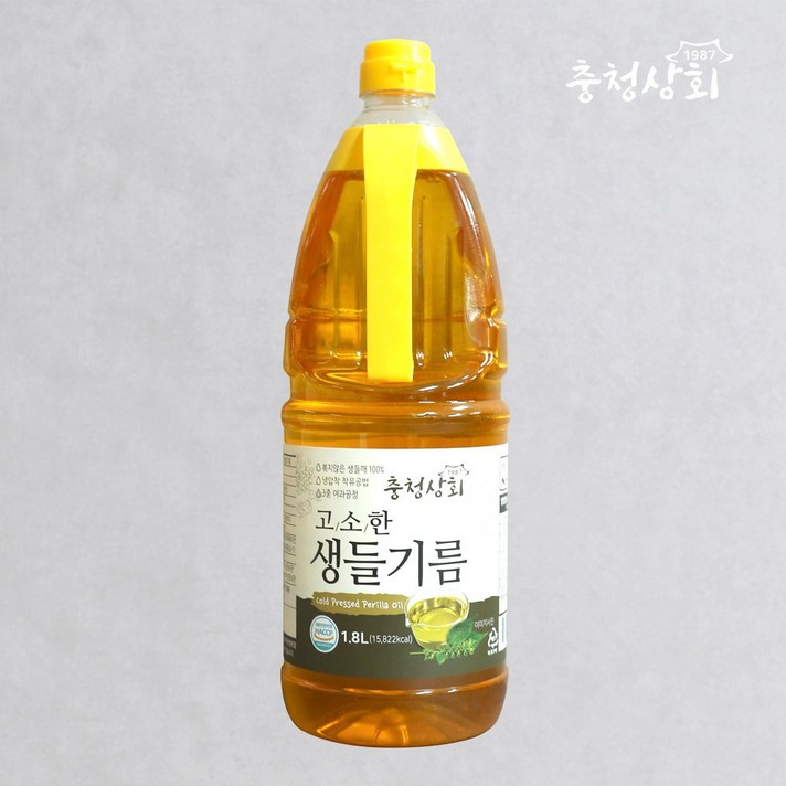 충청상회 통들깨100% 냉압착 생들기름(수입통깨)1.8L, 1개, 1800ml