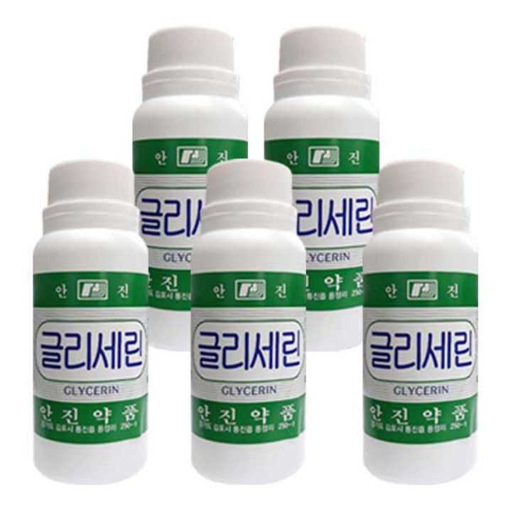 안진약품 글리세린 100g, 5개