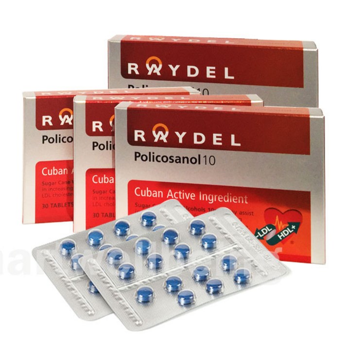 레이델 폴리코사놀 10mg 30정 4통 (4개월분), 1개