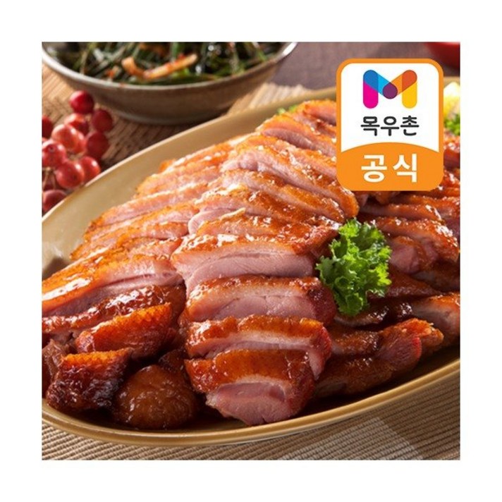 [목우촌] 허브갈릭 훈제오리 슬라이스 210g x 12팩 + 소스 6봉, 상세 설명 참조