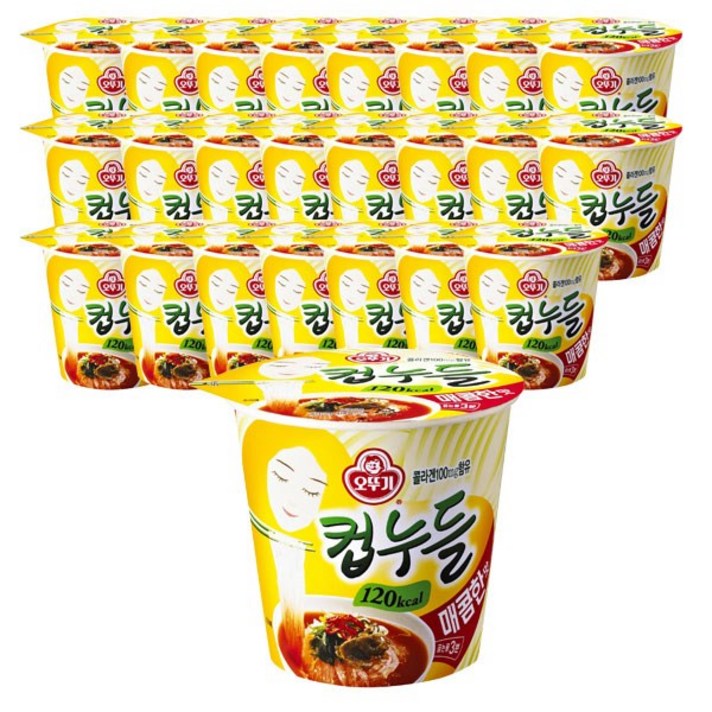 오뚜기 컵누들매콤맛12개, 24개