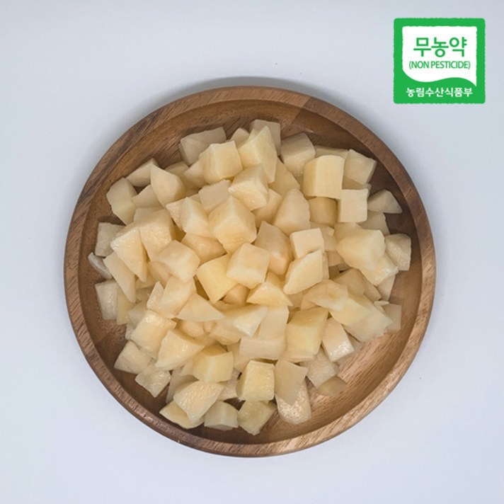 [맑은참] 친환경 무농약 깐감자(카레용) 1kg