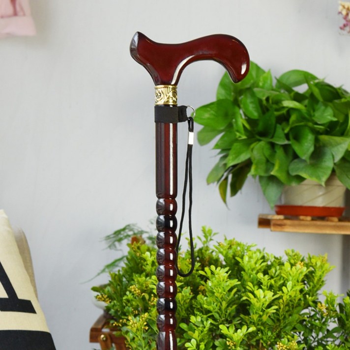 노인 보행보조 단단한 명아주지팡이 청려장 할아버지생신선물 감태나무 연수목, D  적갈색 (높이 151-155에 적합)개