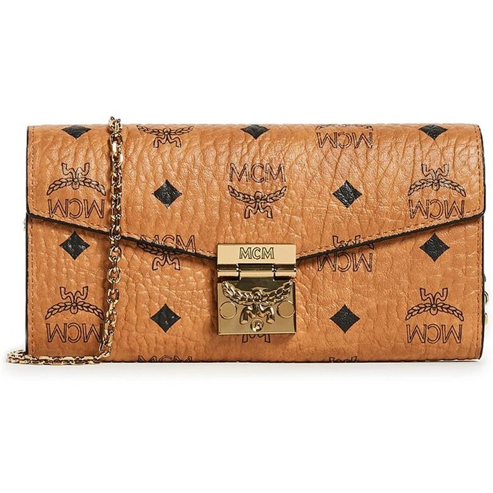 [미국 직구] MCM 여성 지갑 One Size Cognac