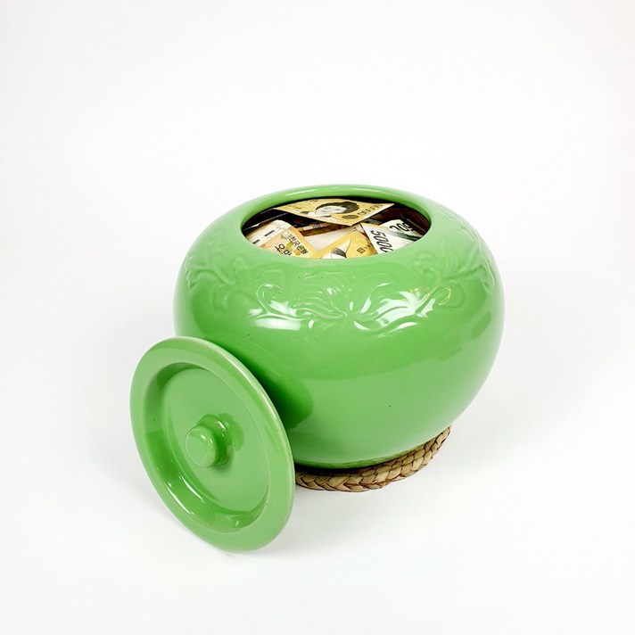 토다원 대 도자기 녹색요강 소변통 복 사기 요강