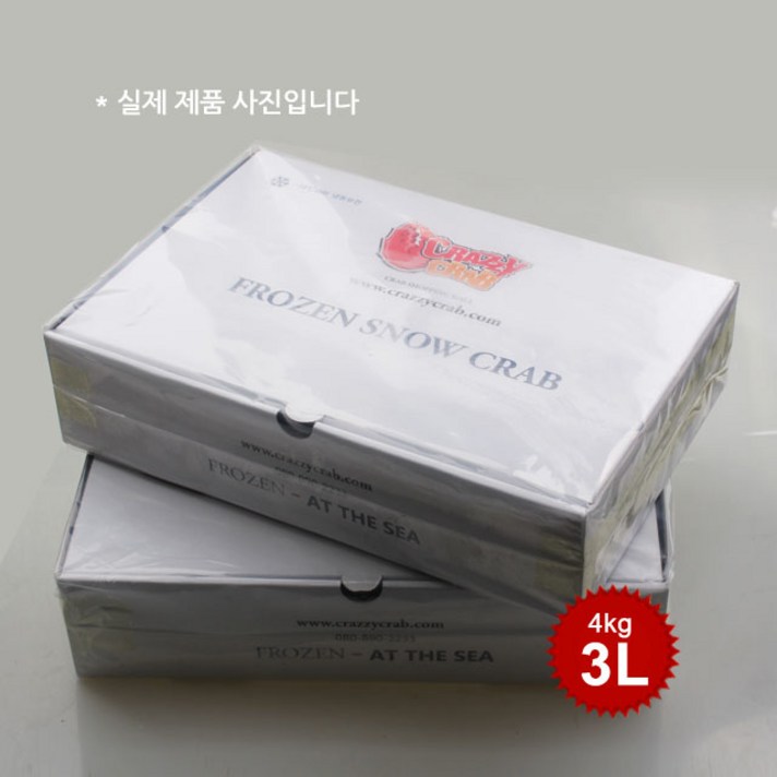 크레이지크랩 대게, 1box, 4kg-3L