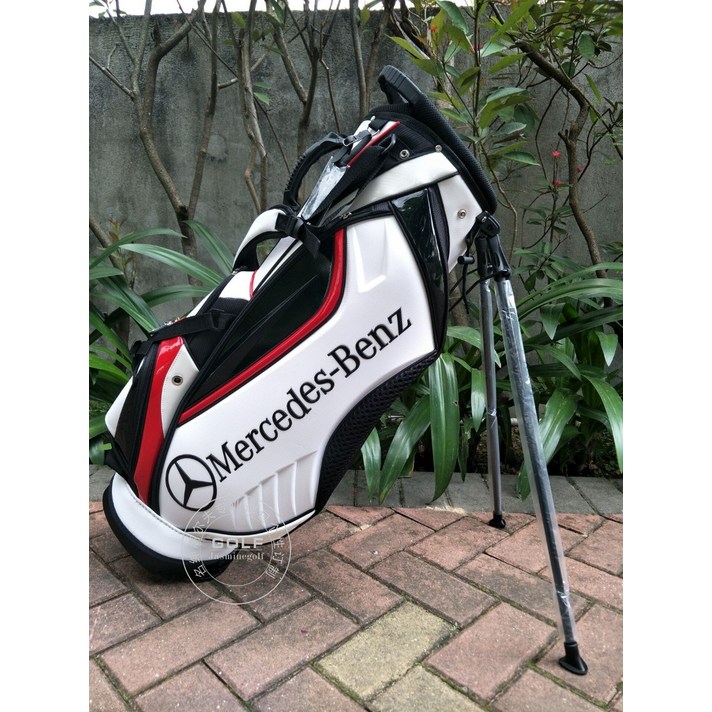 2021 리미티드 골프 남성 여성 여자 경량 캐디백 남자 이너웨어 클러치백 골프채 골프백, 화이트 거치대 가방