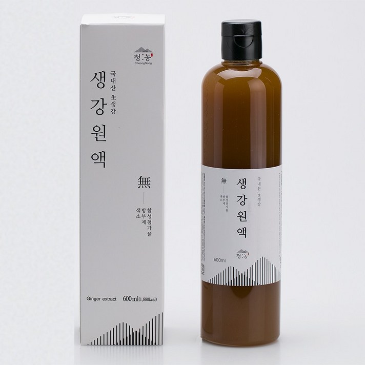 지리산 청정골 산청 프리미엄 청농 생강원액, 400ml, 1병