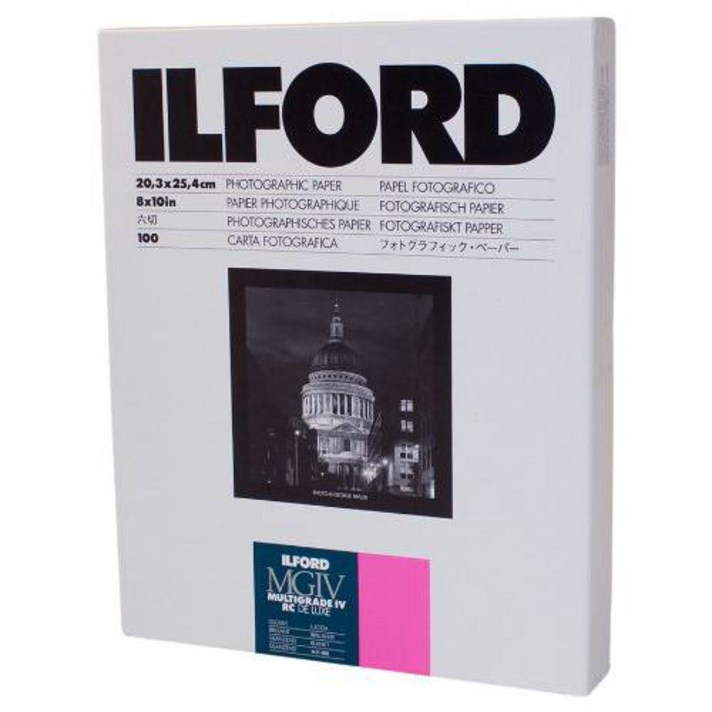 Ilford Multigrade IV RC Deluxe Resin Coated VC Paper 8x10 1/9395066, 상세내용참조, 상세내용참조