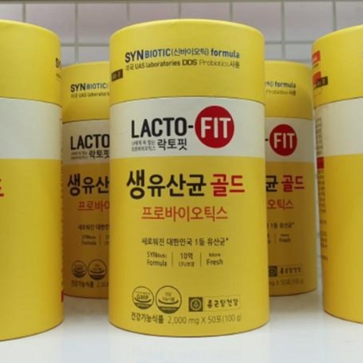 종근당건강 [오늘만이가격]종근당건강 락토핏 생유산균 골드 1~6통 50~300포 프로바이오틱스 유산균 부모님선물 설날선물 명절선물 건강선물세트, 100포, 2통