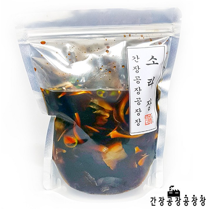 렉스네간장공장공장장 참소라장 500g (청양고추미포함) 간장소라장, 1개