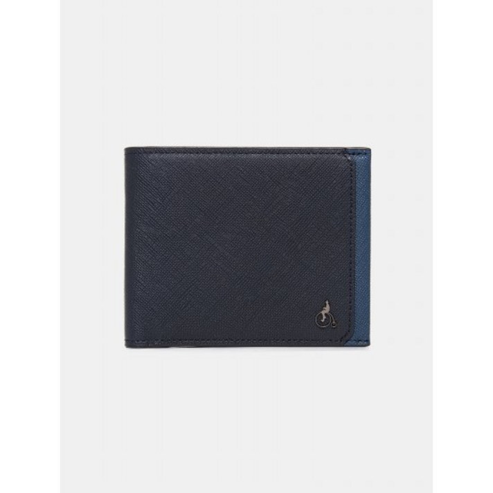 남성 네이비 테이트 빈 슬림 반지갑(SmarT)