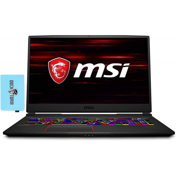 MSI GE75 레이더 게이밍 및 엔터테인먼트 노트북(Intel i7-10750H 6-Core 16GB RAM 256GB m.2 SATA SSD + 2TB HDD RTX 2070, 1, 단일옵션, 단일옵션