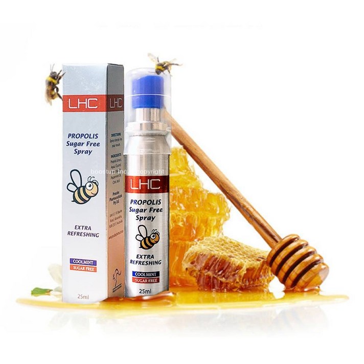 호주 LHC 뿌리는 프로폴리스 스프레이 25ml 3병 무설탕 Inspired by Origin-A n Lifetime, 3개
