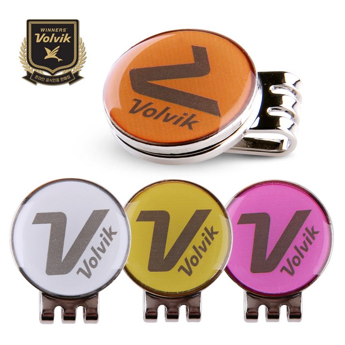 볼빅 파스텔 칼라 입체 볼마커, 볼빅칼라볼마커_오렌지