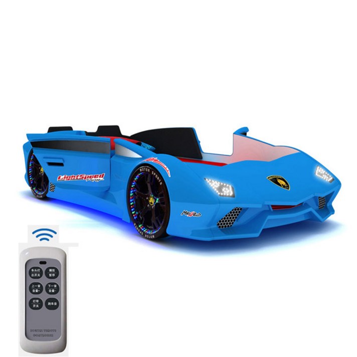 스포츠카 자동차침대 쥬니어침대 공주침대 왕자침대 람보르기니침대, 블루