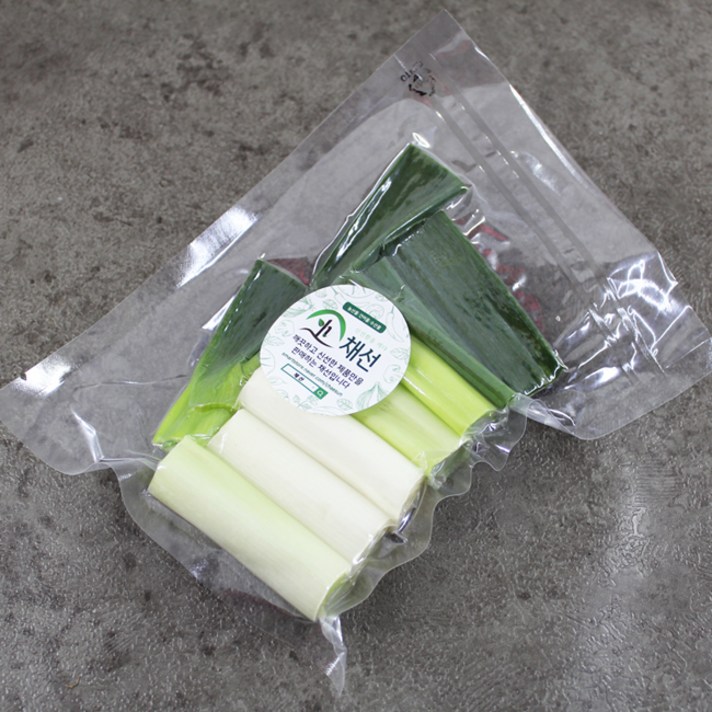 채선 간편 손질야채 깨끗한 대파 절단파, 5팩, 150g 내외