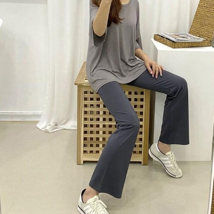 순이들 쫀쫀 하이웨스트 스판 팬츠