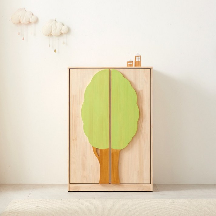 애플 원목 와이드 800옷장/아기옷장/수납장, 단품