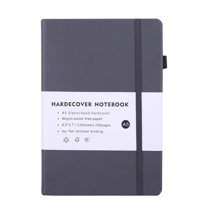 이수문화사 만년형 하드커버 스크랩 다이어리 노트 플래너, 그레이