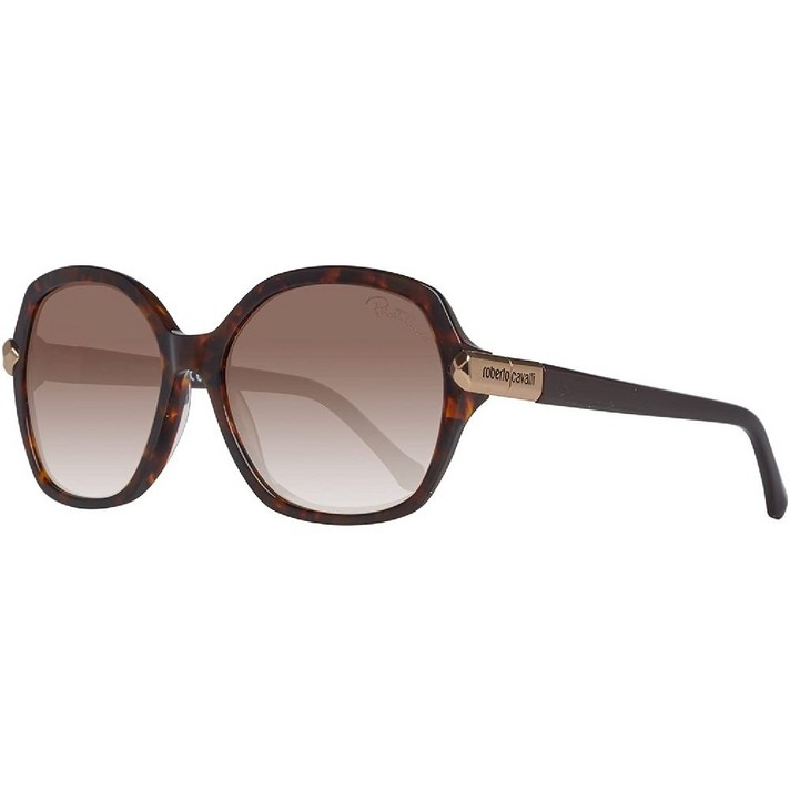 ROBERTO CAVALLI 로베르토 카 RC903S 52G MENKIB 다크 하바나 라운드 선글라스 여자