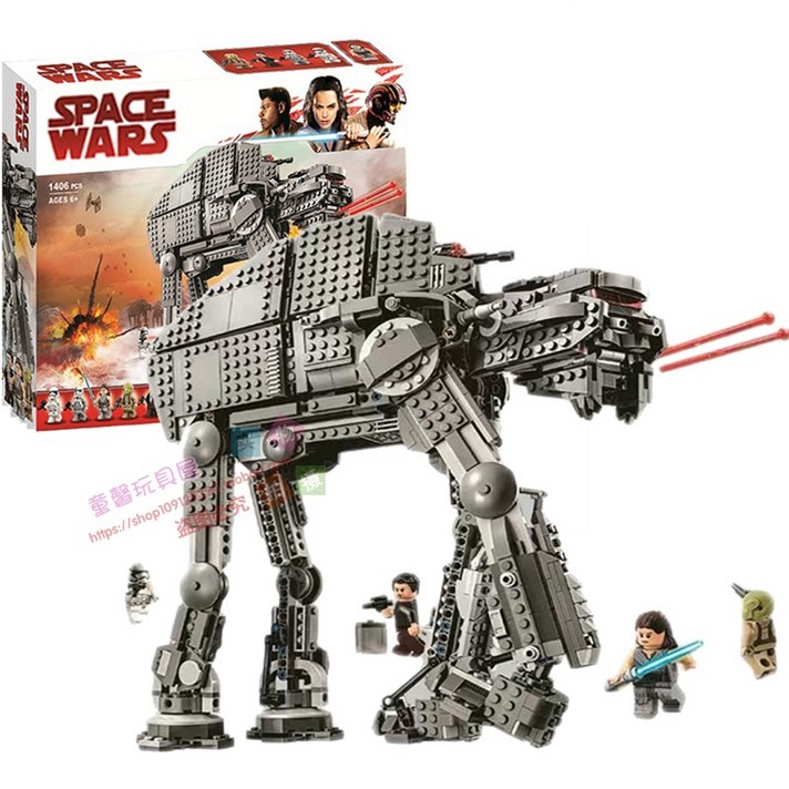 레고 스타워즈 AT-AP 블록 75190 Star Wars 우주선 Large Imperial Star Destroyer Star 워커 완구 75234, 헤비 워킹 메크 (국내 1 : 1)