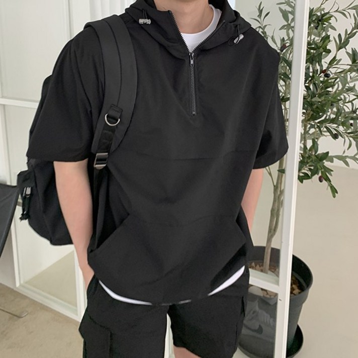 [당일발송] 1/2 데이 후드 아노락set