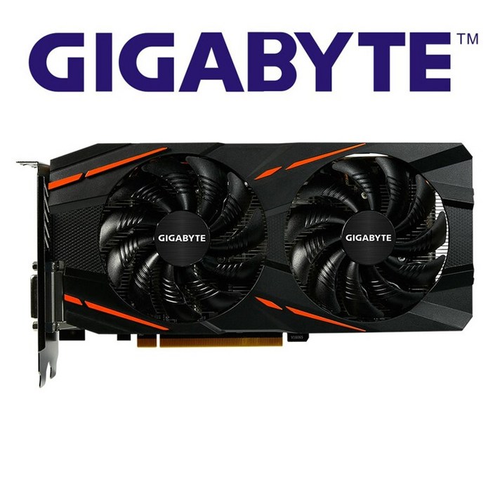 GIGABYTE RX 570 4GB Graphics Cards Gam Refurbished, One Color One Size